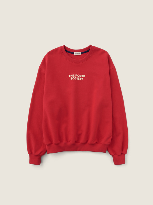 Poets Sweatshirt (Red)