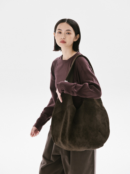 Half moon bag_BROWN