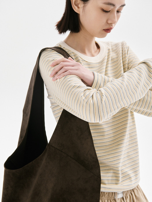 Half moon bag_BROWN