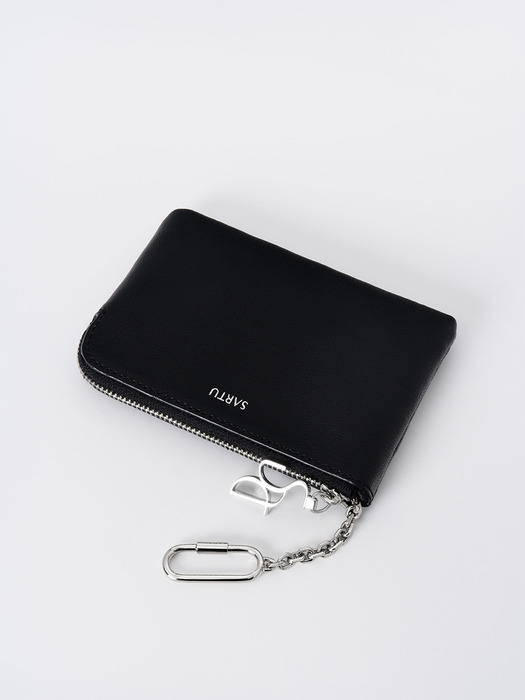 [단독]KEYRING CARD WALLET (BLACK)