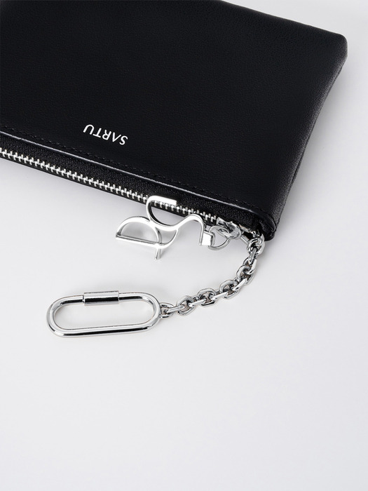 [단독]KEYRING CARD WALLET (BLACK)