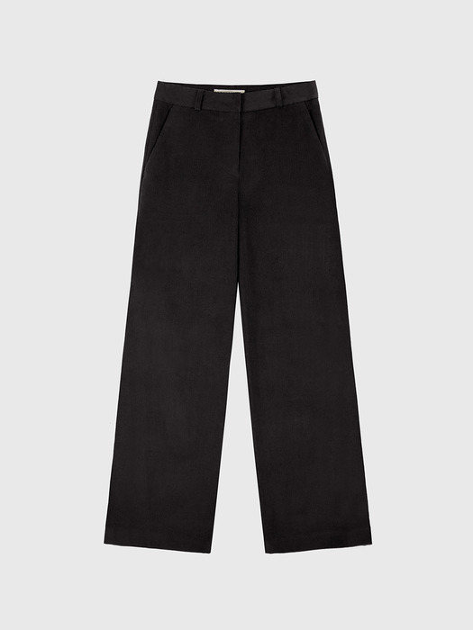 Cotton Corduroy Straight-fit Pants