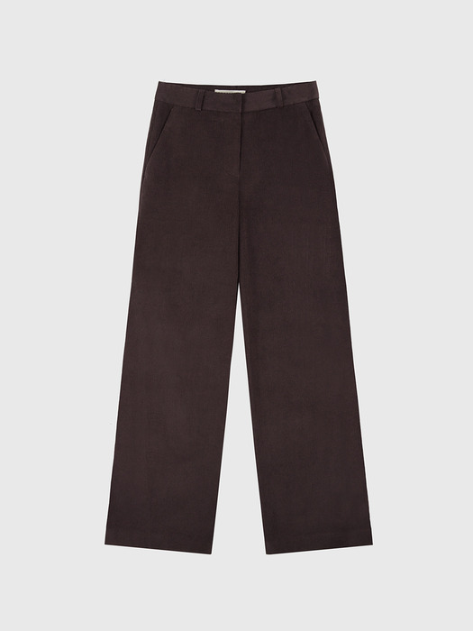 Cotton Corduroy Straight-fit Pants