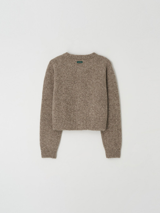 shetland cardigan - beige