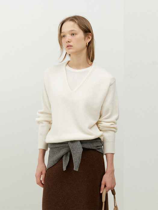 Layered Knit(Ivory)