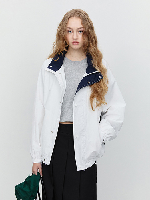 UNISEX LIGHT WIND BREAKER OFF WHITE_UDJU5A108OW