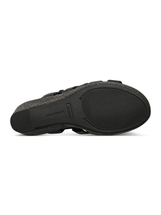 [여성화]베사 피셔맨 웨지 7.5CM 샌들 BLACK   RW0163