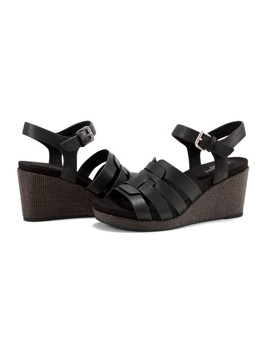 [여성화]베사 피셔맨 웨지 7.5CM 샌들 BLACK   RW0163