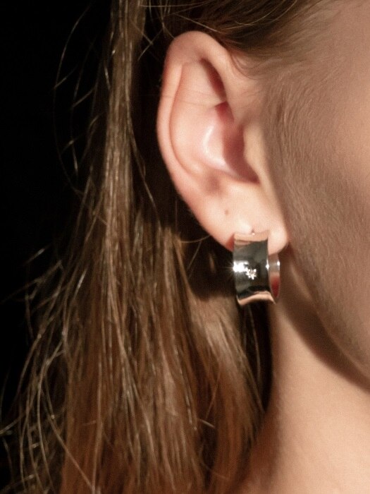 twinkle bold hoop earrings