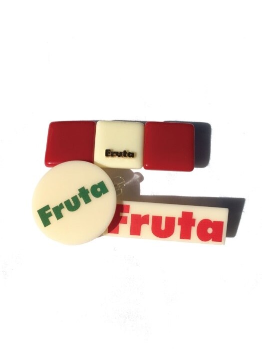 [단독] fruta logo hair clip