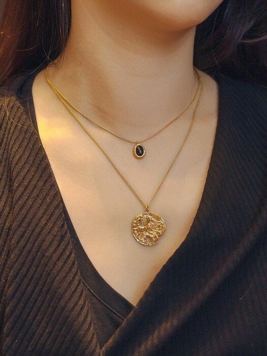MYTHIC HORSE COIN NECKLACE