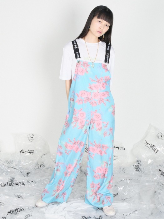 FLOWER OVERALL PANTS