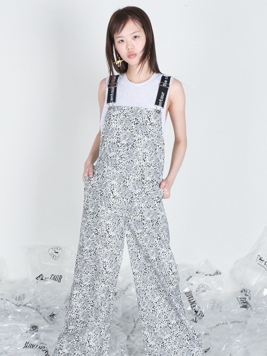 FLOWER OVERALL PANTS