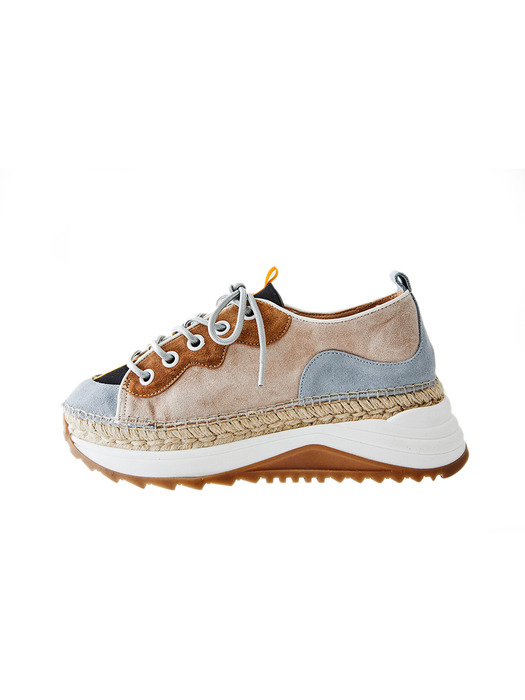 PLATFORM ESPADRILLE SNEAKERS_BROWN