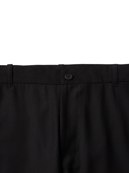 OVERTURE WIDE TROUSERS-BLACK