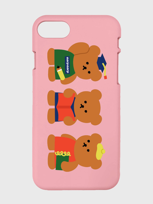 Smart bear friends-pink(color jelly)