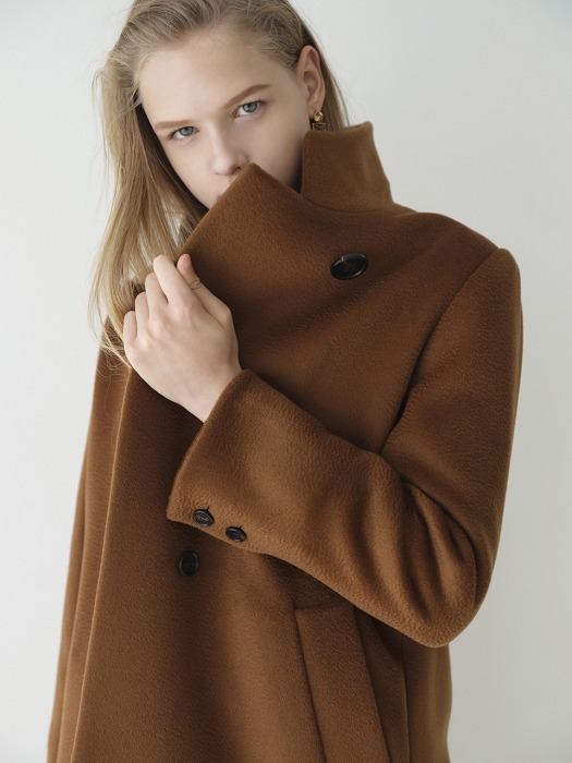 Lambswool 100% Zibeline Long Coat