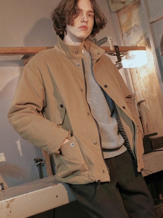 BOLT PITCH FIELD JACKET (BEIGE)