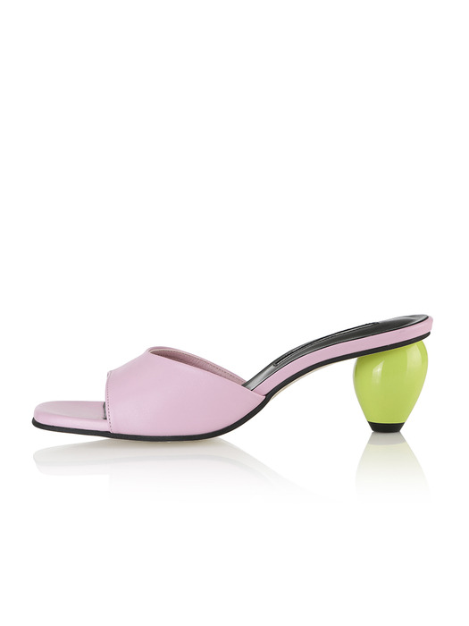 June sandals / 20RS-S424 Powder pink+Lime