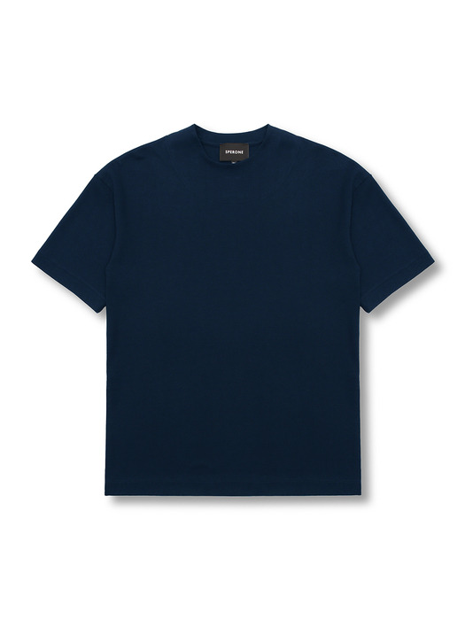 SIDE LINE OVERFIT SLEEVE (NAVY)