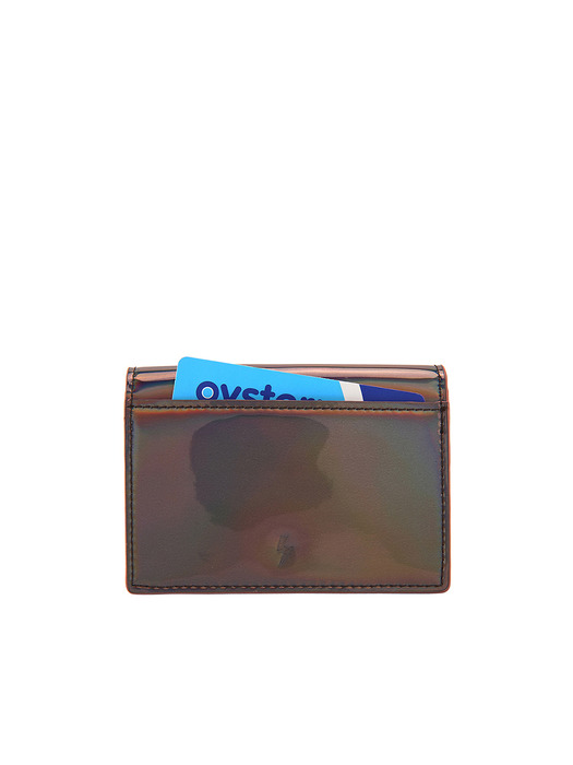 Easypass Amante Card Wallet with Chain Mirror Brown