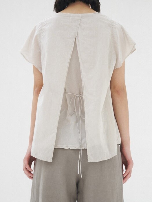 lin layered blouse