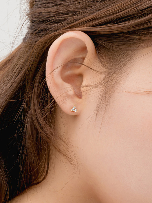 twilight stone earrings (14k gold)