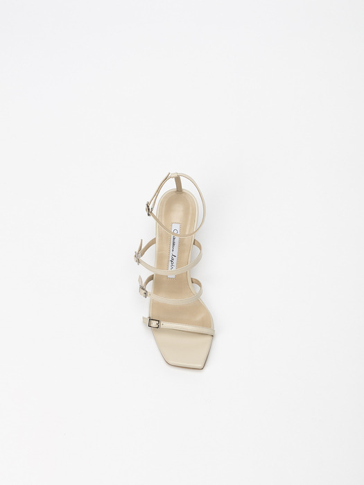 Eleanor Strap Sandals in Ivory