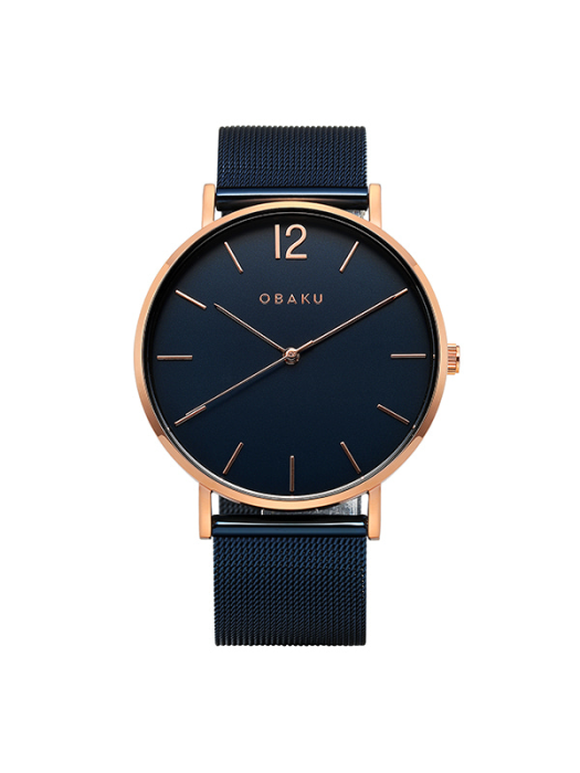 OBAKU 오바쿠 MARK OCEAN V197GXVLML 40mm 남성 메탈