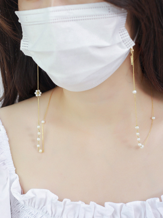 PEARL FLOWER MASK STRAP_MS0004