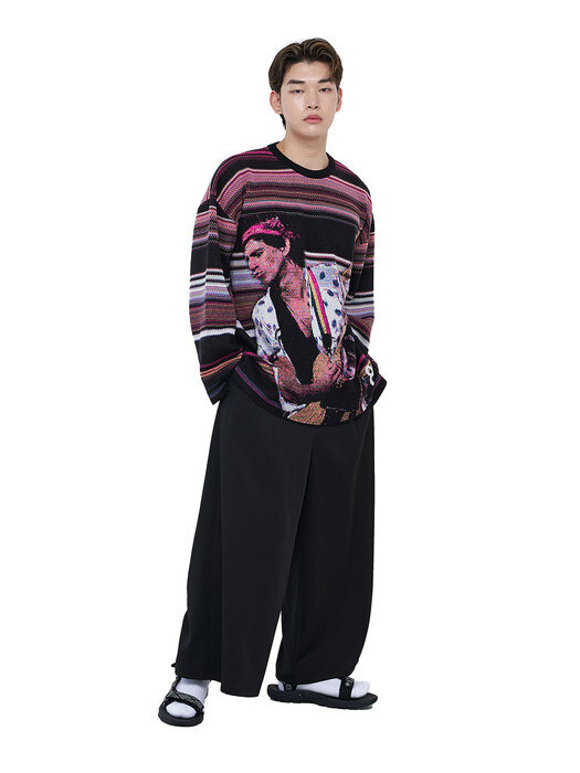 8D003 - OVERSIZED PSYCHEDELIC PULLOVER