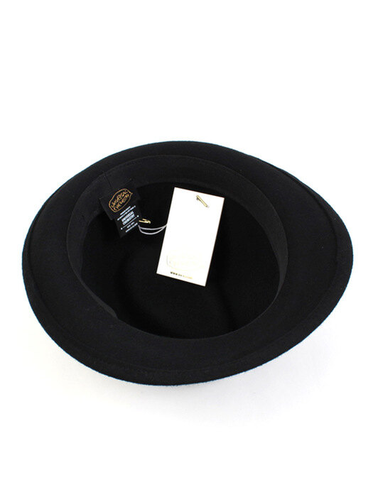 BU Black Line Short Wool Fedora 울페도라