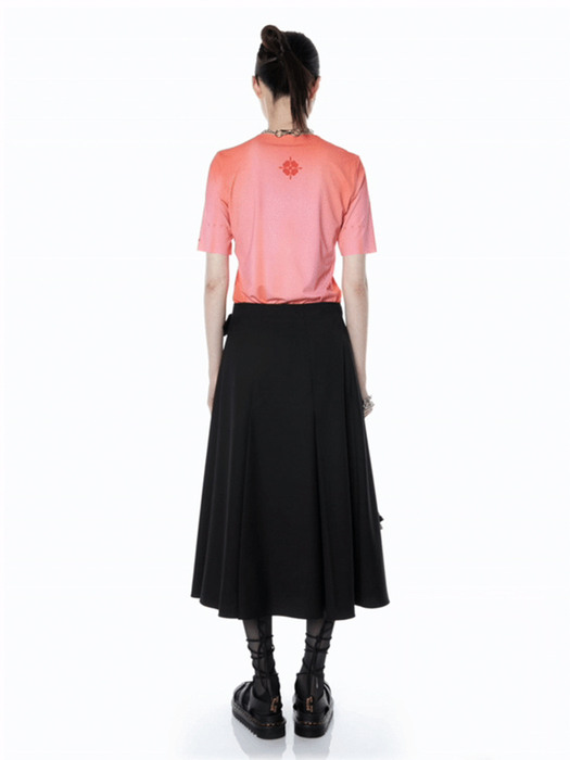 Belted Pleats Skirts