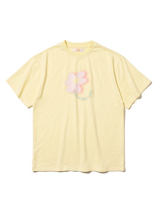 Flower Gradation T-shirt [LEMON SHERBET]