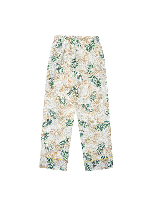 Relief Leaf Pajama Set