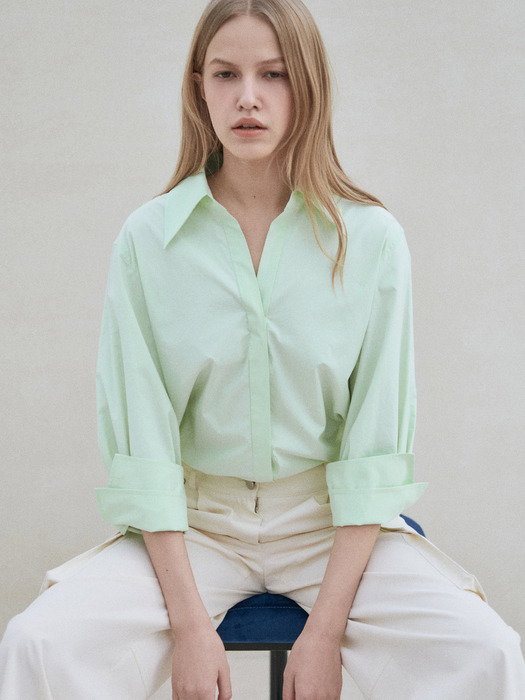 (20차 리오더) LAYERED CUFFS SHIRTS [5COLORS]