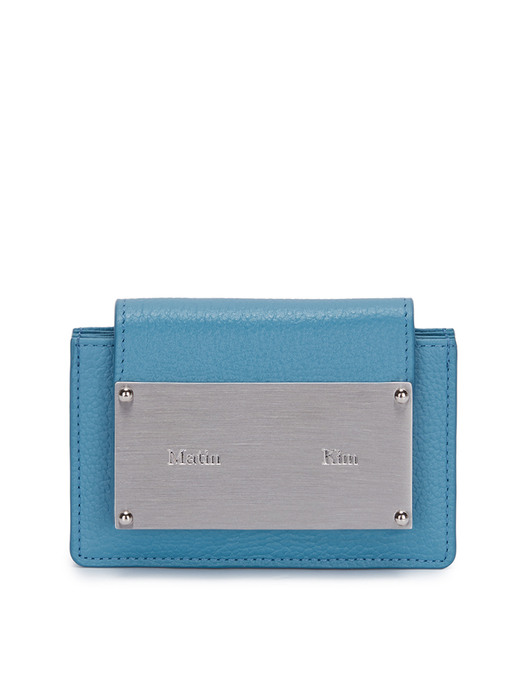 ACCORDION WALLET IN BLUE