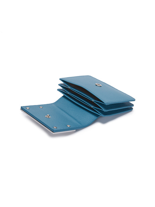 ACCORDION WALLET IN BLUE