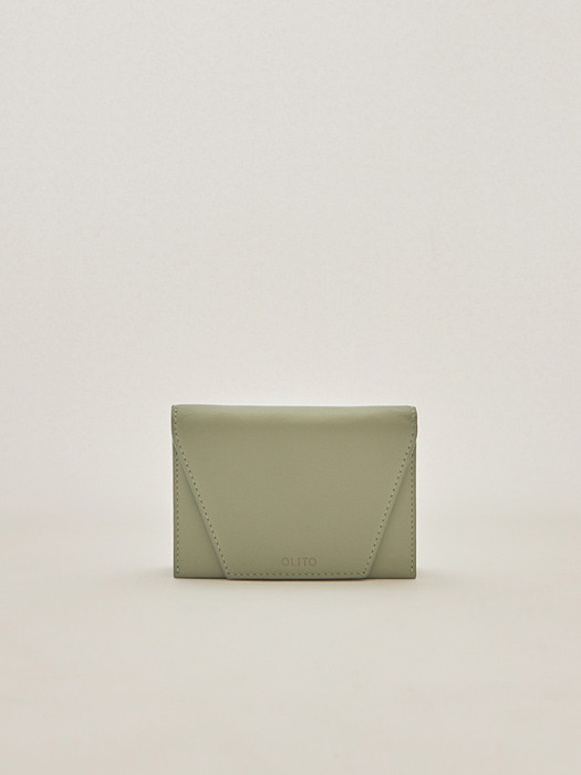 003 Double faced Wallet / herb