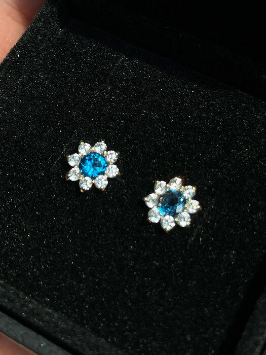 [단독]14k London Blue Earrings / 14k Charlotte Earrings  (2종 택1)