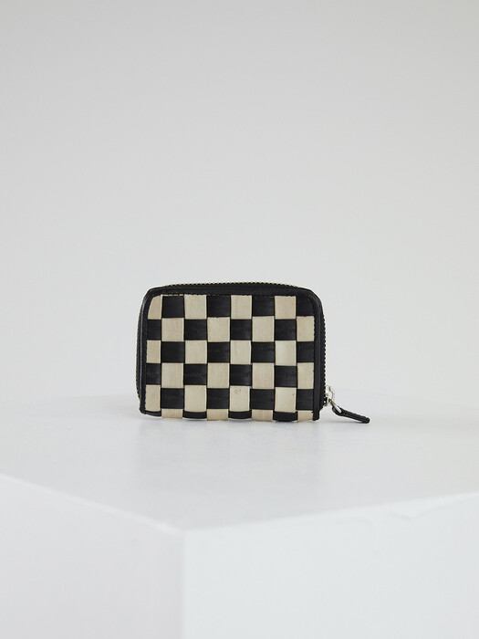 Checker board card wallet (체커보드 카드지갑) oreo