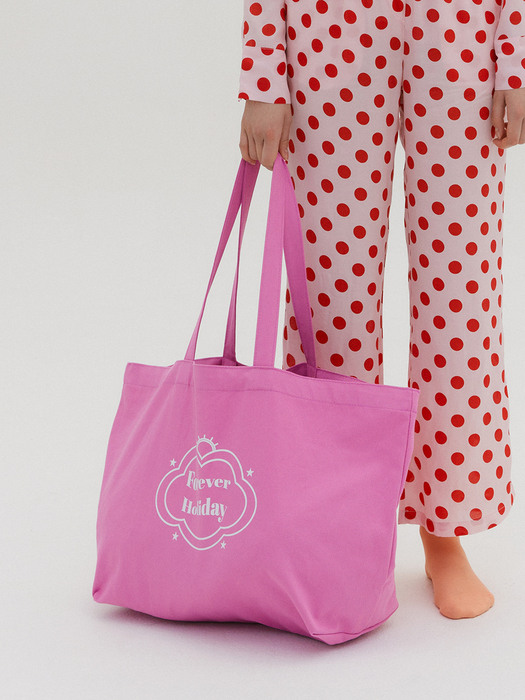 Forever Holiday Canvas Bag (Violet Pink)