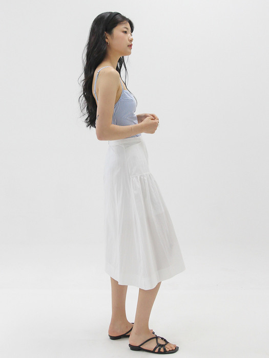 Midi Skirt, white