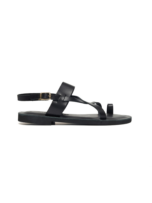 Toe X-Strap Sandal (black)