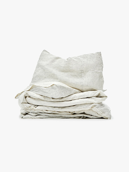 [단독] Field pillowcase - white