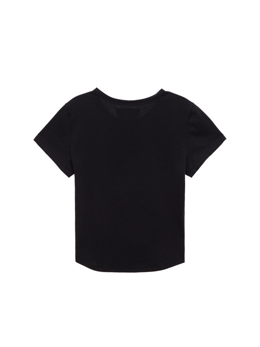 HORIZON MATIN CROP TOP IN BLACK