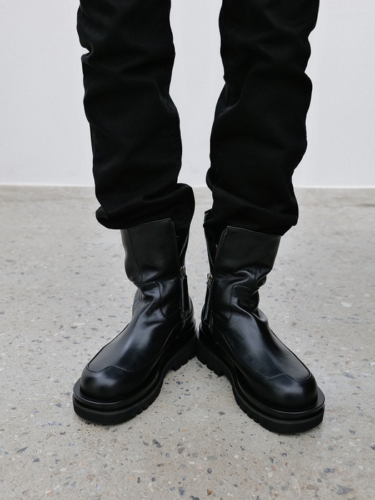 WAVY STOMP BOOTS [C2F10 BK]