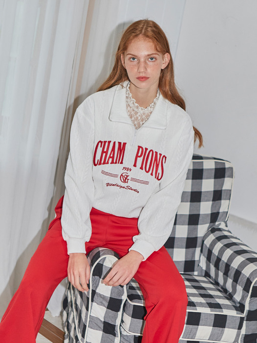 [LINE] Champions Cable Knit Pullover