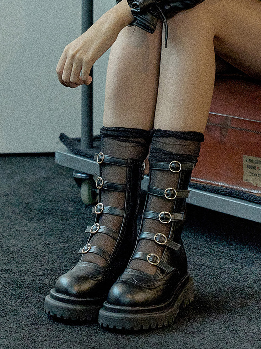 루엘라 벨트 워커 부츠_B2555 / Luella Belt Walker Boots