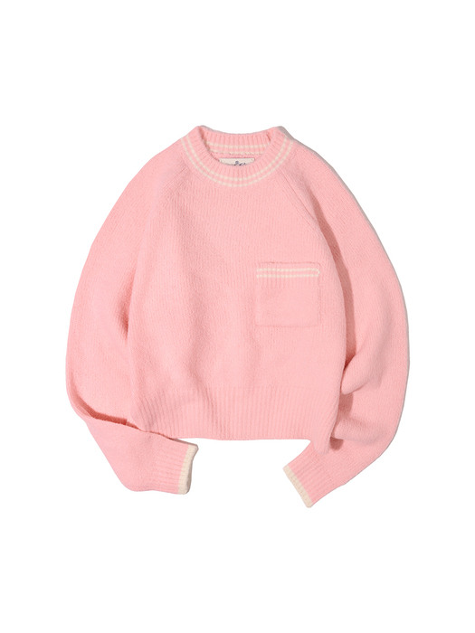 KN4211 Panton mohair knit_Pale pink